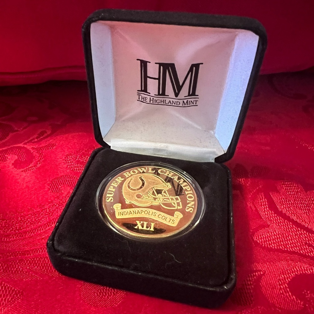 Highland Mint Super Bowl XLI Champions Coin